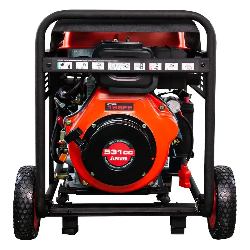Генератор дизельный A-ipower AD7500EA 7кВт, электростартер, разъем ATS