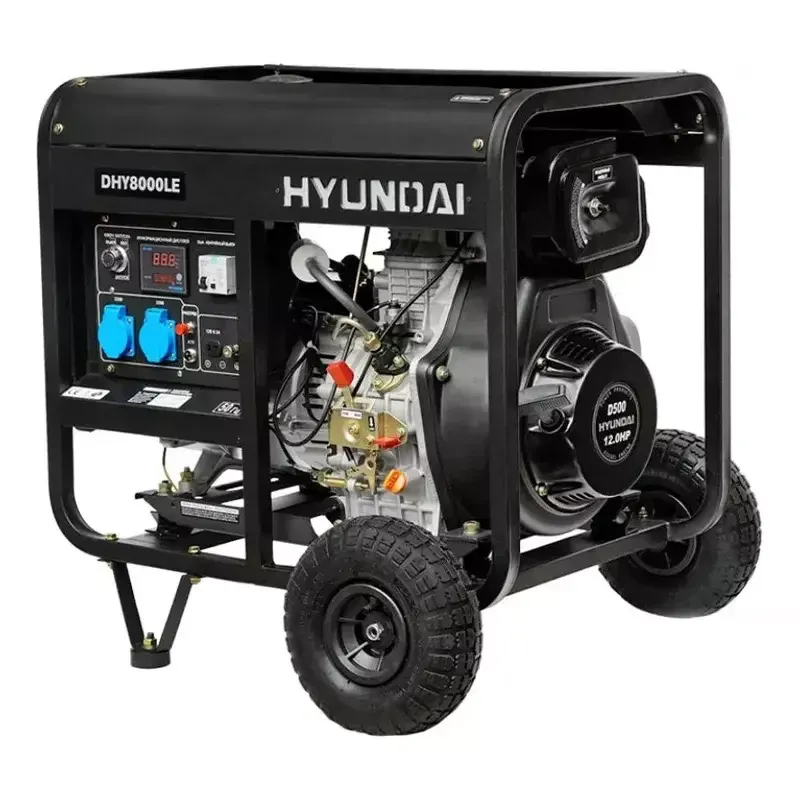 Дизельный генератор HYUNDAI DHY 8000LE